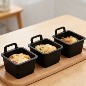 Moule à pochons en silicone réutilisable OEM, tasses en silicone pour usage domestique, compatibles lave-vaisselle, pour friteuse à air, four, micro-ondes et cuisson en plat. - Product Image 5