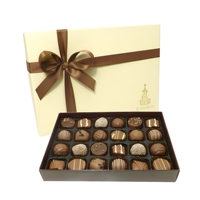 Boîte cadeau en carton rigide écologique personnalisée avec dorure à chaud et doublure alimentaire