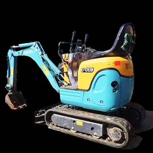 Mini-chenillard d'occasion certifié CE de 0,8 tonne pour excavatrice 008 avec moteur, boîte de vitesses et accessoire tarière - Product Image 1