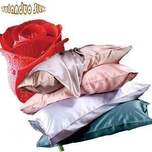 Funda de <span class=keywords><strong>Almohada</strong></span> 100% Seda de Morera para Cabello y Piel, 22 Momme, Funda de <span class=keywords><strong>Almohada</strong></span> de Seda Natural Pura para Mujeres y Hombres - Product Image 2