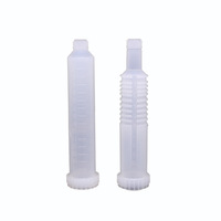 Cartouche de seringue externe à double filetage moulée par injection PSBLOC de haute qualité Pusen pour la distribution d'adhésif