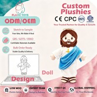 Peluche personnalisée de Jésus en dessin animé, jouet en peluche chrétien doux, fabricant de peluches