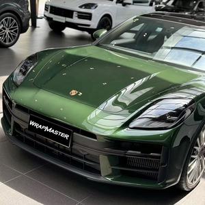 WRAPMASTER 1.52*17m brillant PET chêne vert Wrap vinyle métallique vert autocollant de carrosserie Films d'emballage de voiture - Product Image 4