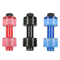 550ml Portable Incassable Sport Bouteille En Plastique Shaker Sport Bouteilles D'eau Fitness Haltère