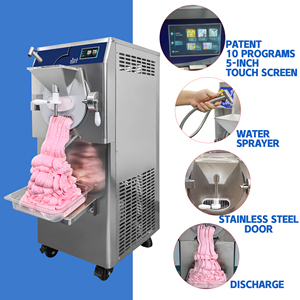 17L tank Commerciële IJsmachine Eén smaak ETL CE Gelato Hard IJsmachine Maker RVS Italiaanse IJsmachine - Product Image 3