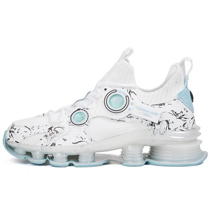 Cross-border large-size sports shoes for <b>boys</b> breathable running shoes basketball shoes casual mesh shoes men's shoes - Product Image 2