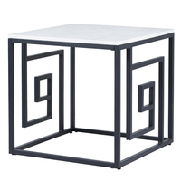 Ensemble de tables basses modernes en bois de luxe pour un salon élégant