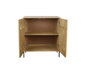 Wooden Cabinet with Spacious Storage <b>Shelves</b> and Doors Modern Furniture Storage Unit for Living Room Bedroom Office - Product Image 2