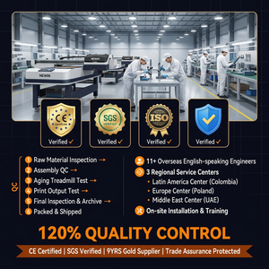Impresora UV Plana <span class=keywords><strong>6090</strong></span> con 3 Cabezales Epson I3200/I1600 |   Vidrio, Acrílico, Metal, Cerámica |   Barniz con Relieve 3D |   CMYK+W+V - Product Image 6