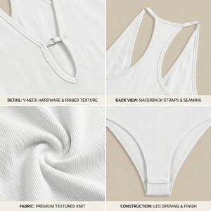 Mono corto sin mangas y sin tirantes para mujer, transpirable, de spandex/poliéster, para verano, de bajo costo, ropa de mujer personalizada al por mayor - Product Image 3