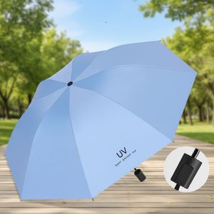 Parapluie rétro pliable entièrement automatique pour le soleil et la pluie, protection UV - Product Image 1