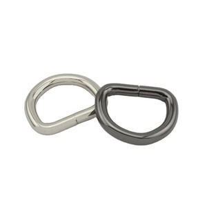 Nolvo Thế Giới 20Mm 3/4 "Tùy Chỉnh <span class=keywords><strong>D</strong></span> Hình <span class=keywords><strong>D</strong></span>ạng Phần Cứng Kim Loại Sắt Không Hàn <span class=keywords><strong>D</strong></span> <span class=keywords><strong>Ring</strong></span> Cho Túi Phụ Kiện Túi Xách Tự Làm - Product Image 2