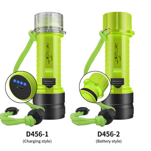D456 Diving Flashlight 10W LED Rechargeable Type C Magnetic <b>Switch</b> Amphibious High Intensity Dive Light - Product Image 4