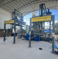 Machine de fabrication de blocs de gypse emboîtables 660x400x100mm, ligne de production de briques en ciment automatique PLC haute productivité, prix promotionnel