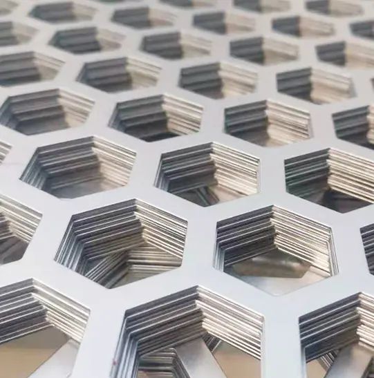 Paslanmaz çelik alüminyum delikli paneller küçük delik Metal örgü şerit delikli levha