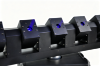 Projecteur laser à faisceau mobile 180W à 5 têtes, contrôlé par DMX, pour effets de scène en bar et KTV, modèle spécial