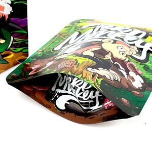 Tùy Chỉnh In 3.5G Độc Đáo Đặc Biệt Mùi Bằng Chứng Túi Trẻ Em Bằng Chứng Thực Phẩm Mềm Cảm Ứng Túi Holographic Chết Cắt Mylar Túi - Product Image 2