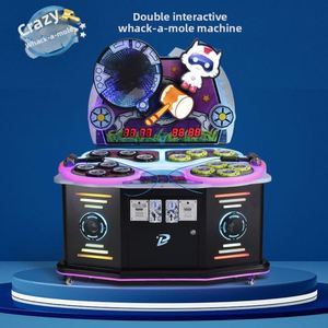 Colorful <b>LED</b> <b>Lighting</b> Coin Operated Multi-Player Arcade Game Machine Interactive Hammer Based Family Game - Product Image 2
