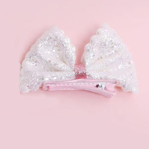 Pinzas para el Cabello <span class=keywords><strong>con</strong></span> Lazo de Color Caramelo para Niñas, Pinzas Brillantes Estilo <span class=keywords><strong>Barbie</strong></span>, Accesorios para el Cabello <span class=keywords><strong>con</strong></span> Flequillo - Product Image 3