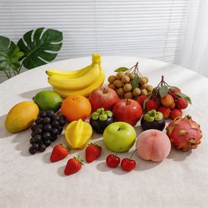 LUYI 2025 Simulation Fruit Foam Orange Bananas Limes Apple Artificial Fruits for Home Kitchen Party Photography <b>Prop</b> <b>Wedding</b> - Product Image 4