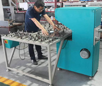 Petite machine à chanfreiner le verre avec moteur et pompe, routeur CNC pour le chanfreinage, le polissage et le chanfreinage des vitres doubles
