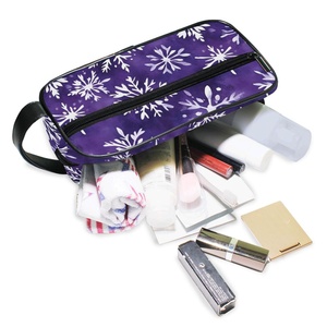 Snowflake Design Customs logo Zipper Portable <b>Toiletry</b> <b>Storage</b> Bag Waterproof Fashion Large Capacity Wash Bag - Product Image 5