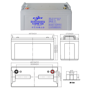 ディープサイクルソーラージェルバッテリー<span class=keywords><strong>12V</strong></span> 250Ah 200Ah 150AH 120AH鉛酸Agm Vartaゲルバッテリー中国製 - Product Image 2