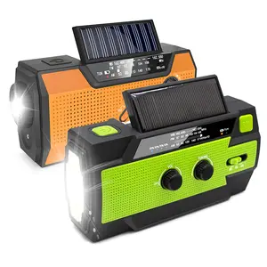 Super Bright Camping light Solar Power Dynamo Rechargeable Hand Crank Torch