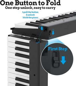 <span class=keywords><strong>Piano</strong></span> Electrónico Portátil al por Mayor, <span class=keywords><strong>Piano</strong></span> Electrónico Enrollable de 88 Teclas - Product Image 6