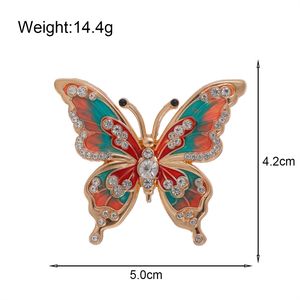 Broche de Alta Gama con Diseño de Gota de Aceite Pintada, Estilo Europeo y Estadounidense, Moda Femenina, Estilo Extranjero, Nicho Senior - Product Image 2