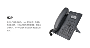 Высокое качество H2P аудио 2,3 "черно-белый ЖК-дисплей с подсветкой 2 SIP счета-начального уровня SIP телефон - Product Image 6