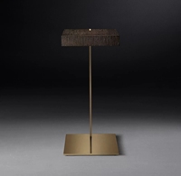 Meubles de salon de luxe de style américain table d'angle en bois massif et en métal hôtel villa chez l'habitant personnalisable