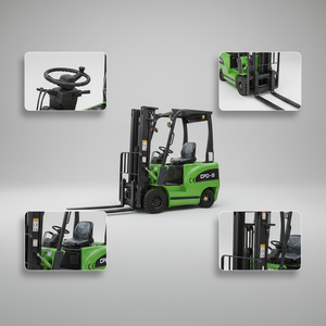 Envío Gratis Carretilla Elevadora Eléctrica Económica para Almacén con Batería de Litio de 1.5, <span class=keywords><strong>2</strong></span> y 3 Toneladas Pequeña - Product Image 2