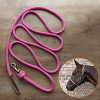 Corde de trelage pour chevaux personnalisable de 200 cm en nylon haute résistance, durable, résistante aux intempéries, antidérapante, sûre, pour usage quotidien, disponible en plusieurs couleurs
