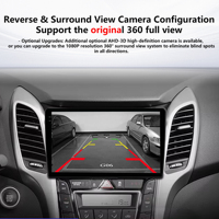 Pemutar DVD Mobil Android Seri Penhui Smart untuk Hyundai I30 II 2 GD 2011 - 2017 Radio GPS DSP Navigasi Audio Video