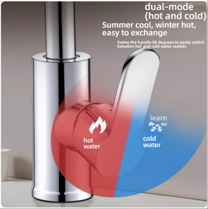 Robinet de cuisine pliable Wayon moderne en chrome avec solution de conception d'ouverture de fenêtre avant - Product Image 3