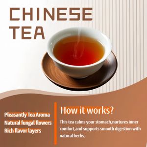 Té Herbal Chino Saludable de Marca Privada, Mezcla Nutritiva con Sabores, para el Cuidado Digestivo, Alivia la Hinchazón del Estómago - Product Image 3