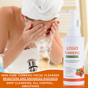 Limpiador Facial de Cúrcuma, Productos para el Cuidado de la Piel con Efecto Hidratante y Eliminación de Puntos Negros, Marca Blanca - Product Image 2