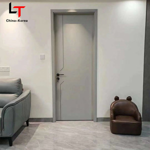 Pintu WPC untuk Rumah Tahan Air Kedap Suara Interior Ruangan PVC Komposit Kayu Plastik dengan Rangka Dilengkapi Kunci dan Gagang - Product Image 6