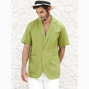 เสื้อเชิ้ตชายหาดฮาวายสำหรับผู้ชาย BMT 15 แขนสั้น ป้องกันรอยยับ ลายดอกไม้เขตร้อน ติดกระดุมหน้า แบบกระดุมแถวเดียว - Product Image 3