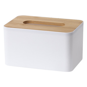 Organisateur de bureau rectangulaire personnalisé au design moderne avec couvercles en bois de bambou, grande capacité, étanche, logo publicitaire, <span class=keywords><strong>organisation</strong></span> - Product Image 5