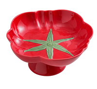Service de table en porcelaine fine de style américain avec motifs tomates et fruits – Vaisselle pour la rentrée scolaire