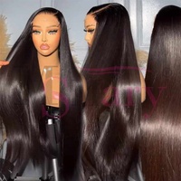 Perruques Vietnamiennes Lisses Comme un I, 100% Cheveux Humains, Fournisseurs SDD Super Double Drawn, Brut, Prêtes à Porter, Pré-Coupées, HD Glueless Lace Front