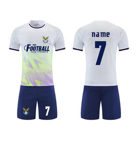 KUYI定制夏季足球训练服套装批发定制成人足球球衣和运动服男式球衣 - Product Image 4