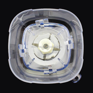 Pot de mélangeur en plastique sans BPA de 1,25 L avec <span class=keywords><strong>couvercle</strong></span> Lame en acier inoxydable 2025 de remplacement pour pot de presse-agrumes Mouli Blender - Product Image 2