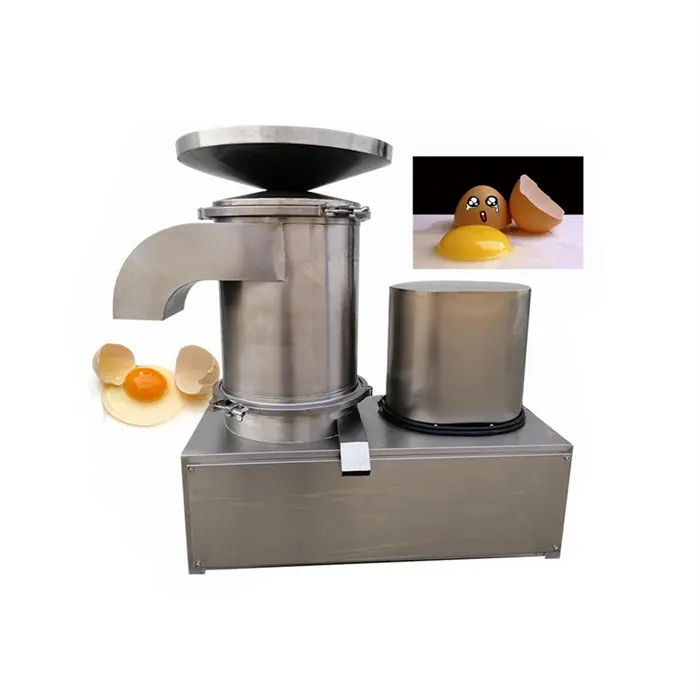 Máquina comercial de bater casca de ovo, máquina de craquear ovos