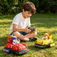 WGNRC 1347 Jouet de combat amusant pour deux joueurs, Voiture de combat à éjection avec catapulte, Voiture de combat rebondissante