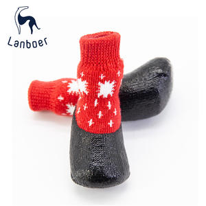 Bottes de <span class=keywords><strong>neige</strong></span> pour <span class=keywords><strong>chien</strong></span> avec logo personnalisé, imperméables, écologiques, en coton et latex, bandes réfléchissantes, semelle robuste antidérapante, <span class=keywords><strong>protection</strong></span> des <span class=keywords><strong>pattes</strong></span> - Product Image 3