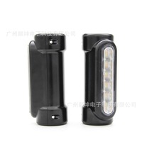 Pare-chocs anti-chute avec éclairage de jour à LED modifié pour moto, universel
