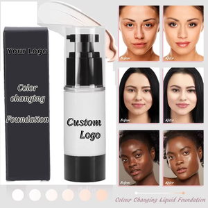 Base que cambia de color Ligero Impermeable Hidratante de larga duración Control de aceite Base correctora - Product Image 5